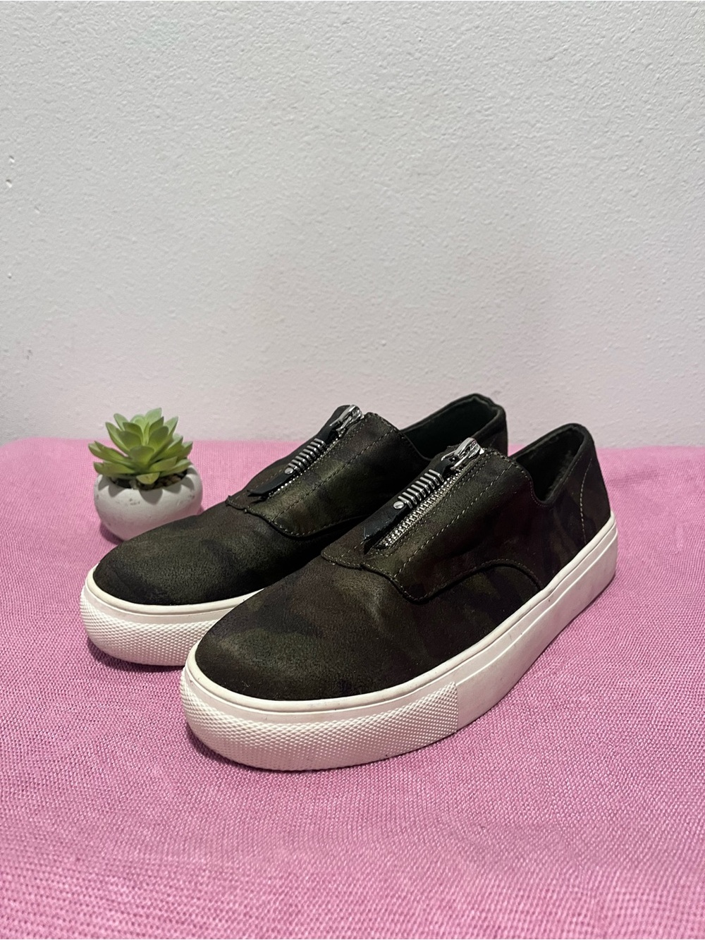 Madden Girl Camouflage Fashion Sneakers